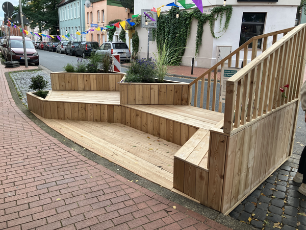 Ein neues Parklet