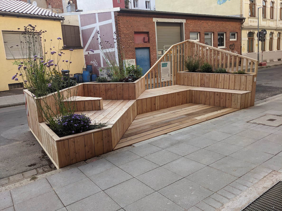 Ein neues Parklet