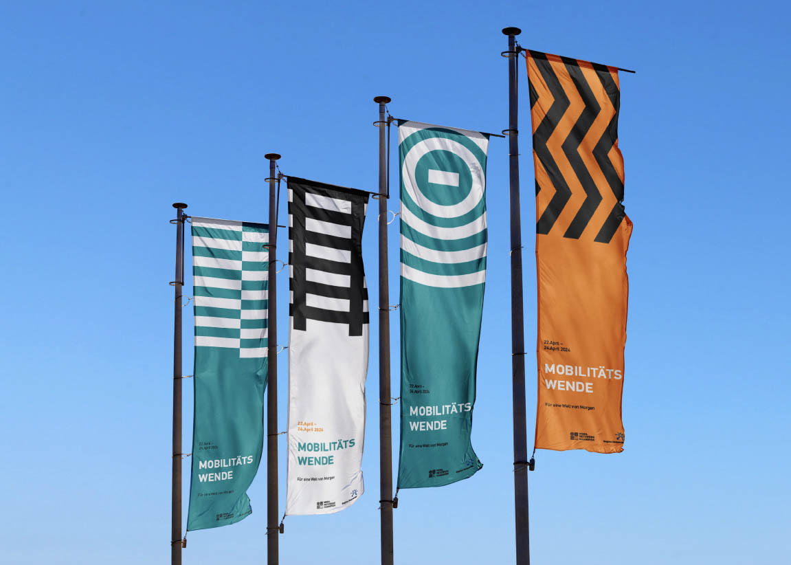 Mobilnetzwerk auf Flaggen